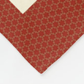 ヴィンテージカリフォルニアコート・オブ・アームズ フリースブランケット (角)