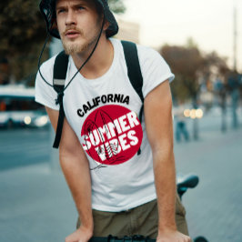 ヴィンテージカリフォルニアサーフレッドサンサマーバイブ Tシャツ