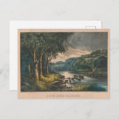 ヴィンテージカリフォルニアシルバークリークシエラネバダ ポストカード (正面/裏面)