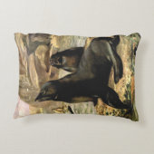 ヴィンテージカリフォルニアシーライオンズバイCE Swan アクセントクッション (裏面)