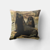 ヴィンテージカリフォルニアシーライオンズバイCE Swan クッション (裏面)