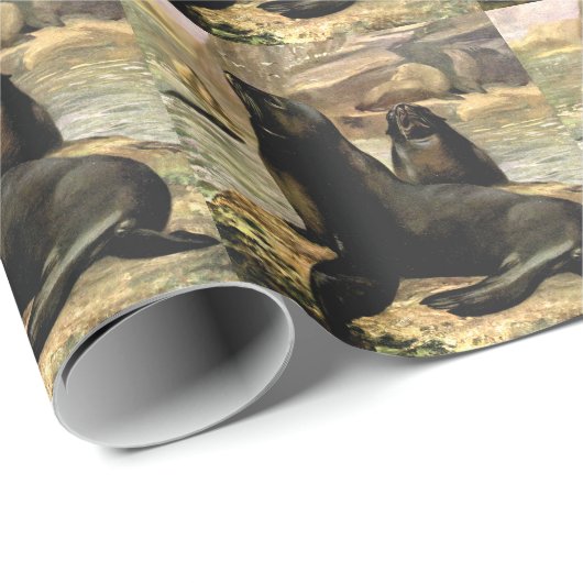 ヴィンテージカリフォルニアシーライオンズバイCE Swan ラッピングペーパー (ロールコーナー)