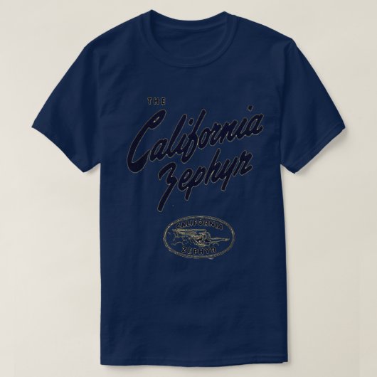 ヴィンテージカリフォルニアゼファー Tシャツ (デザイン正面)