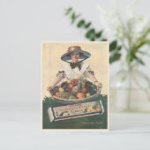 ヴィンテージカリフォルニアフルーツレディ付きポストカード ポストカード (スタンド正面)