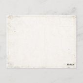 ヴィンテージカリフォルニアフルーツレディ付きポストカード ポストカード (裏面)