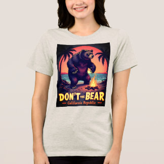 ヴィンテージカリフォルニアベアウィメンズシャツ トライブレンドTシャツ