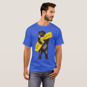 ヴィンテージカリフォルニアベアハグイラスト Tシャツ (正面フル)