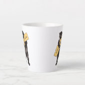 ヴィンテージカリフォルニアベア カフェラテマグ (正面)