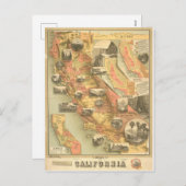 ヴィンテージカリフォルニアポストカード シーズンポストカード (正面/裏面)