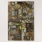 ヴィンテージカリフォルニアミッションスタイルインテリア ジグソーパズル (縦)