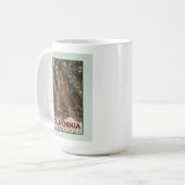ヴィンテージカリフォルニアレッドウッズトラベル コーヒーマグカップ (正面左)