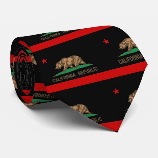 ヴィンテージカリフォルニア共和国の州の旗 ネクタイ (ロール)
