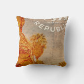 ヴィンテージカリフォルニア共和国装飾用クッション クッション (裏面)