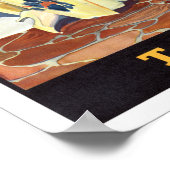 ヴィンテージカリフォルニア夏季旅行by Train ポスター (角)