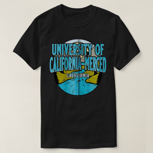 ヴィンテージカリフォルニア大学マーセド校、カリフォルニア Tシャツ (デザイン正面)