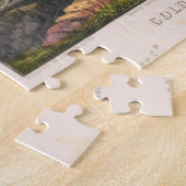 ヴィンテージカリフォルニア金ゴールドラッシュイラストレーション(1871) ジグソーパズル (側面)