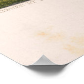 ヴィンテージカリフォルニア金ゴールドラッシュイラストレーション(1871) ポスター (角)