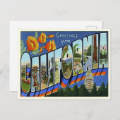 ヴィンテージカリフォルニア 案内ポストカード (正面/裏面)