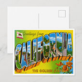ヴィンテージカリフォルニア 案内ポストカード (正面/裏面)