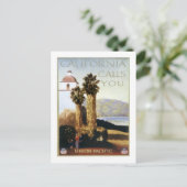 ヴィンテージカリフォルニア（米国） - ポストカード (スタンド正面)