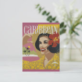 ヴィンテージカリブのバケーションツーリズム ポストカード (スタンド正面)