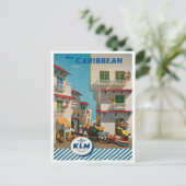 ヴィンテージカリブの旅行に行く ポストカード (スタンド正面)