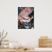 ヴィンテージカリブの旅行ポスター ポスター (キッチン)