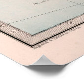 ヴィンテージカリブの・ラテンアメリカの地図(1871) ポスター (角)