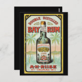 ヴィンテージカリブの・ラムと1800年代後半 ポストカード (正面/裏面)