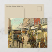 ヴィンテージカリー通りリッチモンドバージニア ポストカード (正面/裏面)