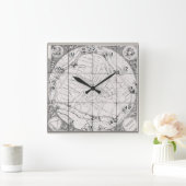 ヴィンテージカルテオステリヒヴィエン | Hirschvogel 威厳がある スクエア壁時計 (ホーム)