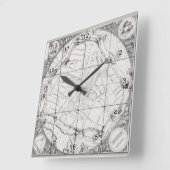 ヴィンテージカルテオステリヒヴィエン | Hirschvogel 威厳がある スクエア壁時計 (傾斜)