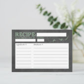 ヴィンテージカルボードレシピカードinミント (スタンド正面)