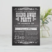 ヴィンテージカルボ遠くにード卒業パーティー 招待状 (スタンド正面)