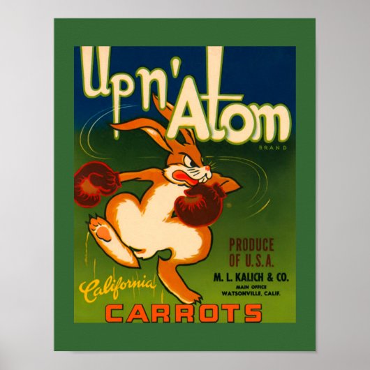 ヴィンテージカルロッツ広告アートポスター ポスター (正面)