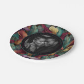 ヴィンテージカレリリープレートの婚約パーティ ペーパープレート (アングル)