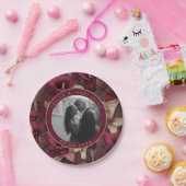 ヴィンテージカレリリープレート結婚ズの記念日 ペーパープレート (パーティー)