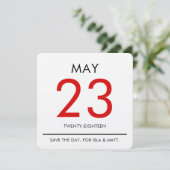 ヴィンテージカレンダー | セーブザデート (スタンド正面)