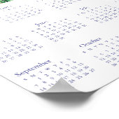 ヴィンテージカレンダーAngelアールデコ2025. ポスター (角)