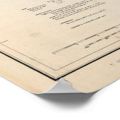 ヴィンテージカレーブラプエルトリコの地図(1914年) ポスター (角)