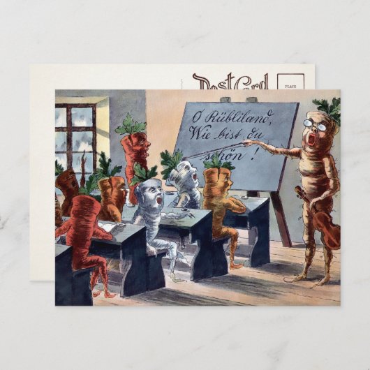 ヴィンテージカロッツミュージッククラスのはがき ポストカード (正面/裏面)