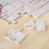 ヴィンテージカロライナの地図(1780) ジグソーパズル (側面)