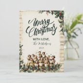 ヴィンテージカロラーズメリークリスマス シーズンカード (スタンド正面)