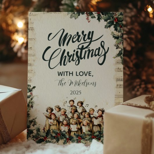 ヴィンテージカロラーズメリークリスマス シーズンカード