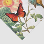 ヴィンテージカワセフ、花の蝶の切り離 薄葉紙 (詳細)