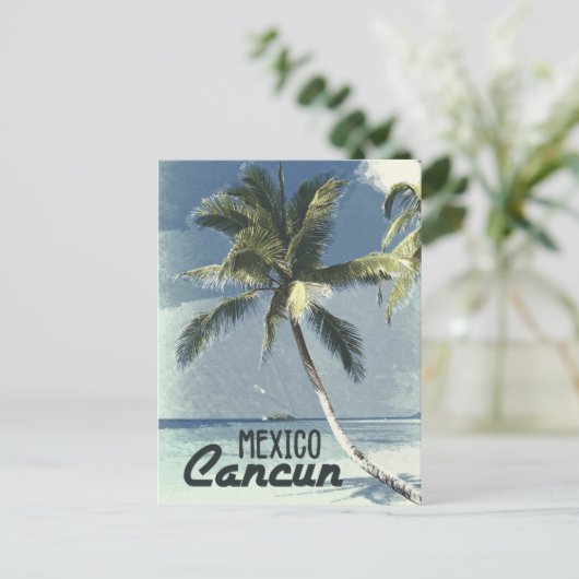 ヴィンテージカンクンメキシコ シーズンポストカード (スタンド正面)