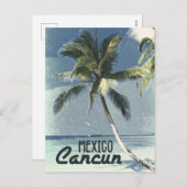ヴィンテージカンクンメキシコ シーズンポストカード (正面/裏面)