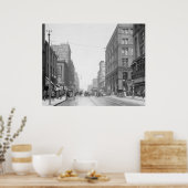 ヴィンテージカンザスシティウォルナット通り1906年 ポスター (キッチン)