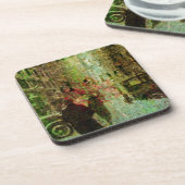 ヴィンテージカンザスシティーグランジコラージュ コースター (左側)