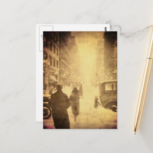 ヴィンテージカンザスシティーシーン ポストカード (正面/裏面インサイチュ)